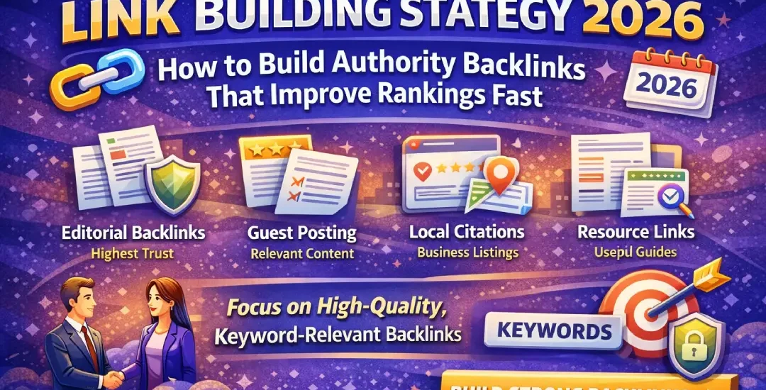 Link Building Strategy 2026: How to Build Authority Backlinks That Improve Rankings Fast