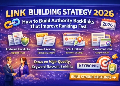 Link Building Strategy 2026: How to Build Authority Backlinks That Improve Rankings Fast